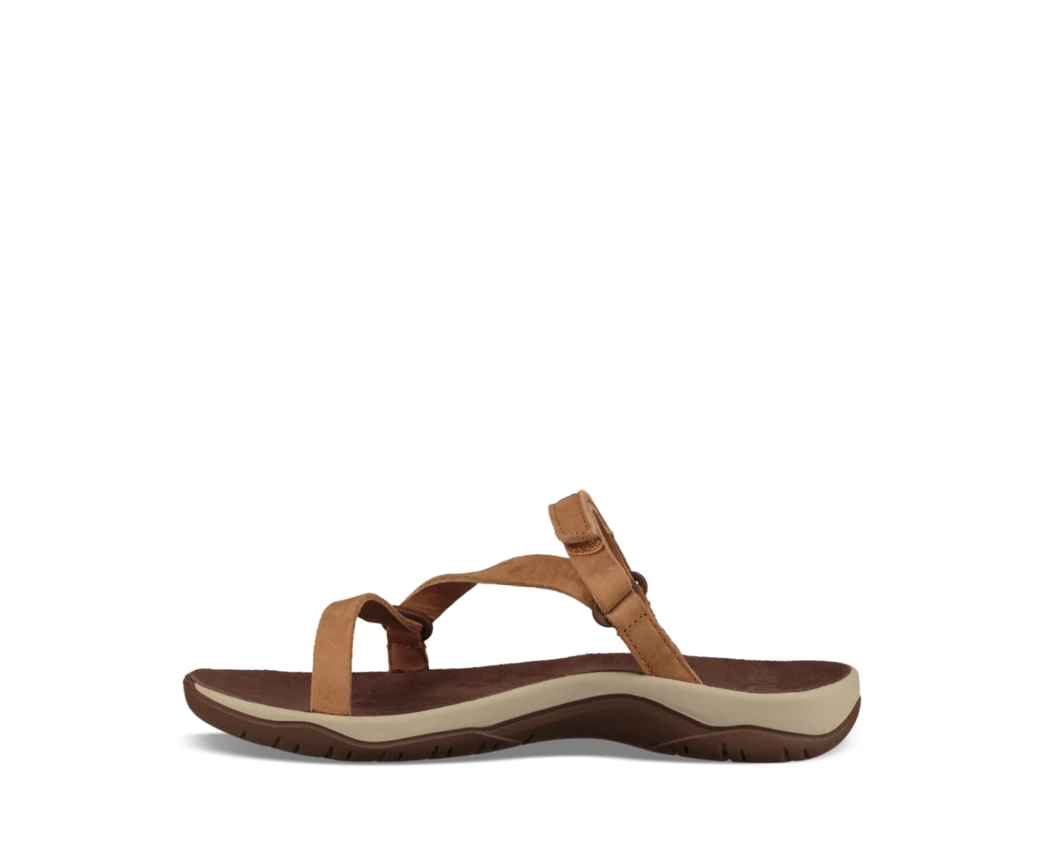 Teva Women's Elzada Slide Lea - Pecan - 6 4 Teva Women's Elzada Slide Lea - Pecan - 6 - Image 2