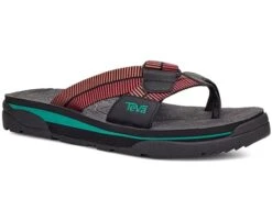 Teva Men's Revive 95 Slide - Black/ Roccoco Red - 10