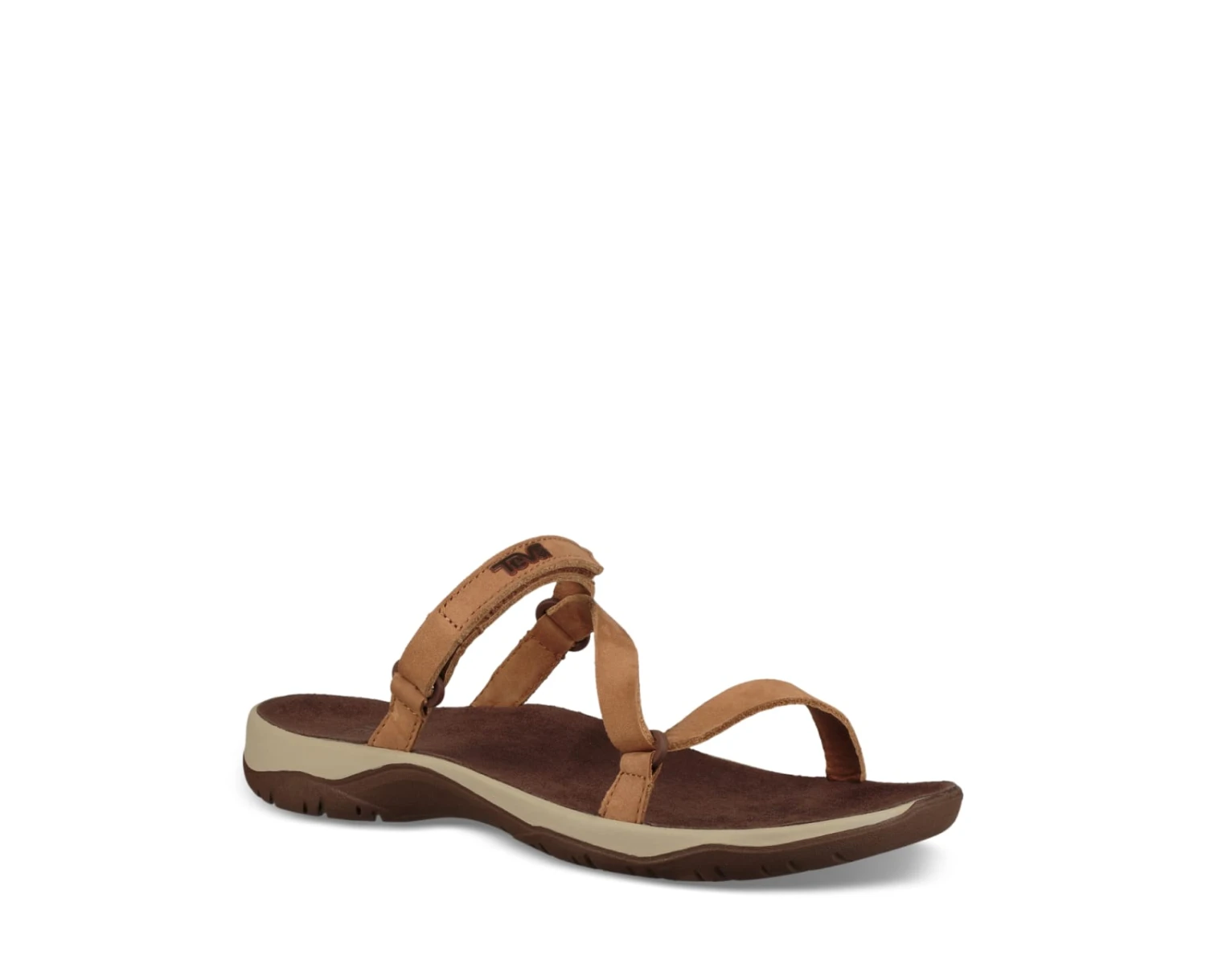 Teva Women's Elzada Slide Lea - Pecan - 6 6 Teva Women's Elzada Slide Lea - Pecan - 6 - Image 4