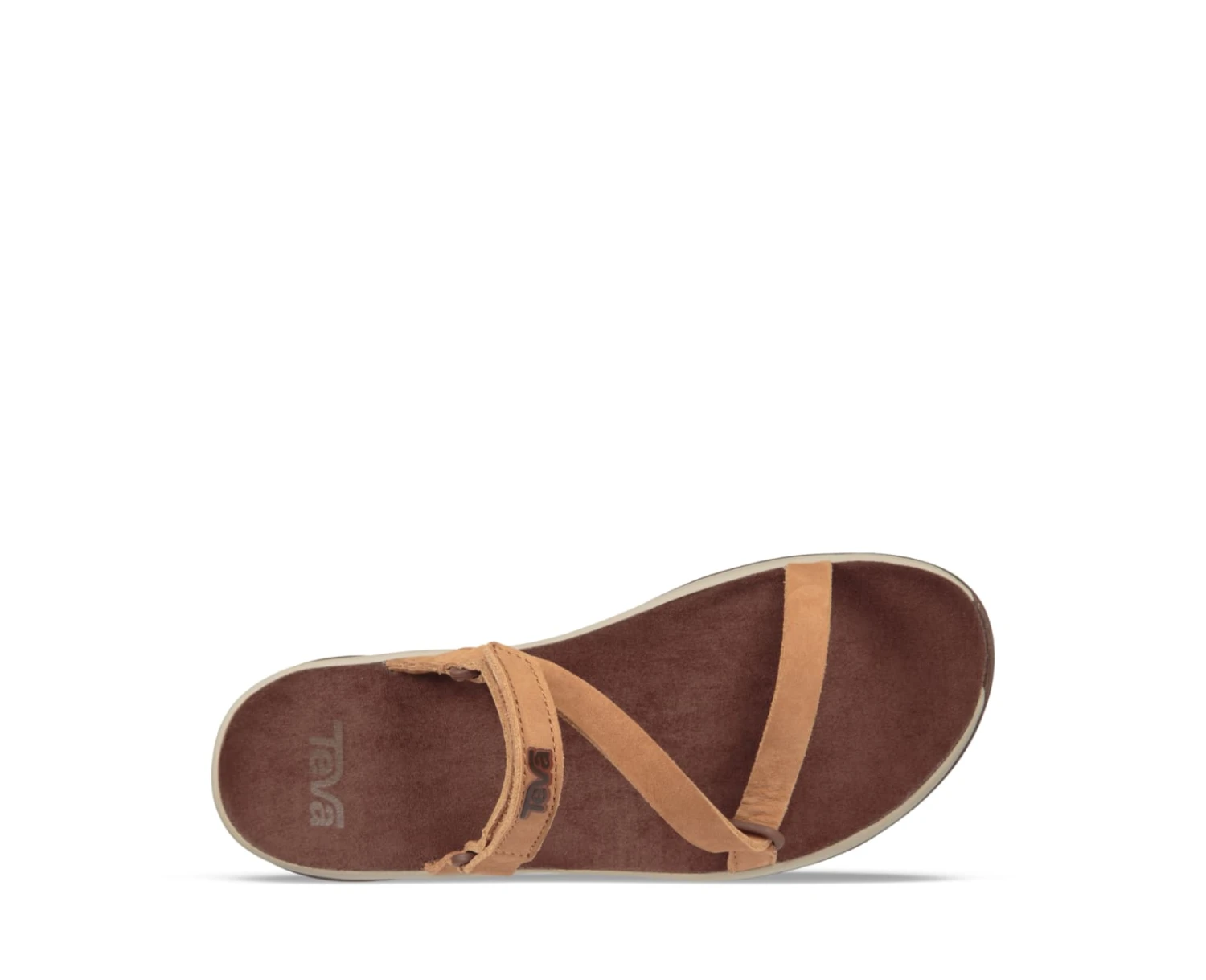 Teva Women's Elzada Slide Lea - Pecan - 6 8 Teva Women's Elzada Slide Lea - Pecan - 6 - Image 6