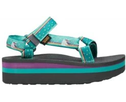 Teva Women's Flatform Universal - Unicorn Waterfall - 6