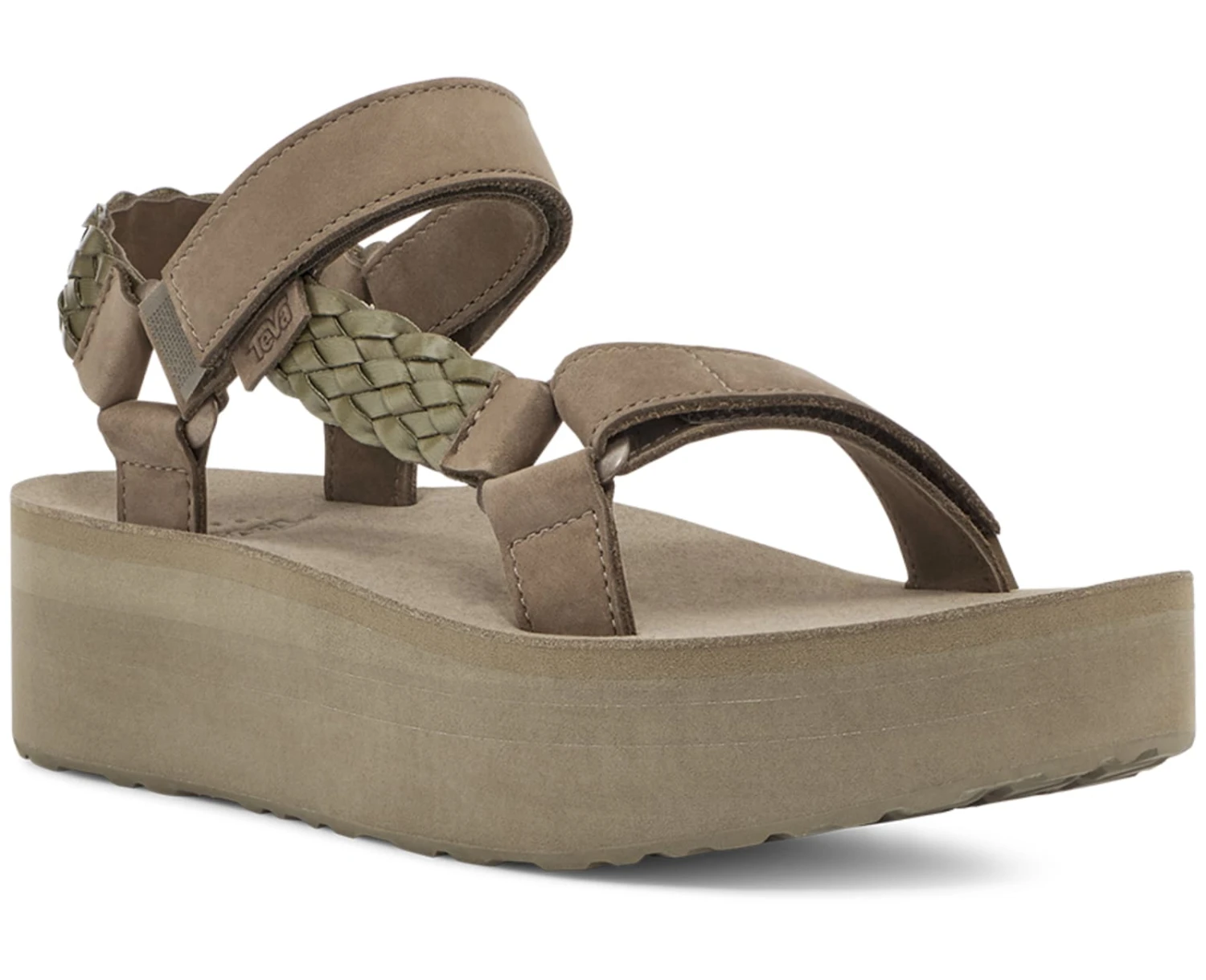 Teva Women's Flatform Universal Interweave - Olive - 07 3 Teva Women's Flatform Universal Interweave - Olive - 07