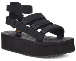 Teva Women's Flatform Mevia - Black - 11